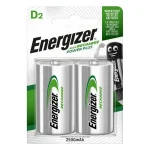 Energizer Power Plus Επαναφορτιζόμενες Μπαταρίες D Ni-MH 2500mAh 1.2V 2τμχ