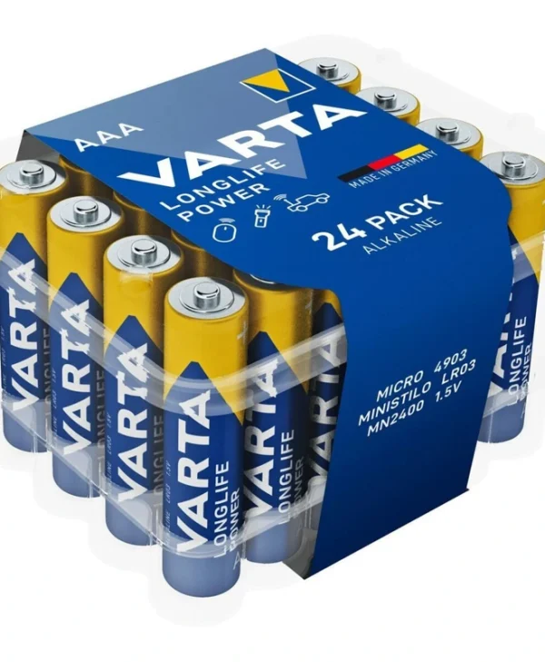 Varta Longlife Αλκαλικές Μπαταρίες AAA 1.5V 24τμχ