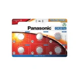 Panasonic Power Μπαταρίες Λιθίου Ρολογιών CR2016 3V 6τμχ