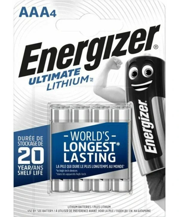 Energizer Ultimate Μπαταρίες Λιθίου AAA 1.5V 4τμχ