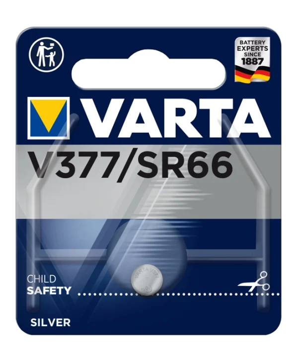 Varta V377 Μπαταρία Silver Oxide Ρολογιών SR66 1.55V 1τμχ