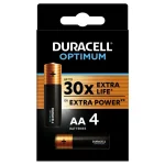 Duracell Optimum Αλκαλικές Μπαταρίες AA 1.5V 4τμχ