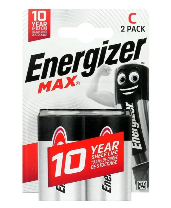 Energizer Αλκαλικές Μπαταρίες C 1.5V 2τμχ