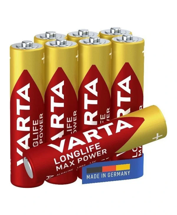 Varta Longlife Max Power Αλκαλικές Μπαταρίες AAA 2V 8τμχ