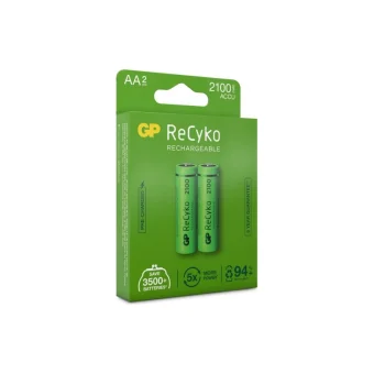 GP Batteries ReCyko Επαναφορτιζόμενες Μπαταρίες AA Ni-MH 2100mAh 1.2V 2τμχ