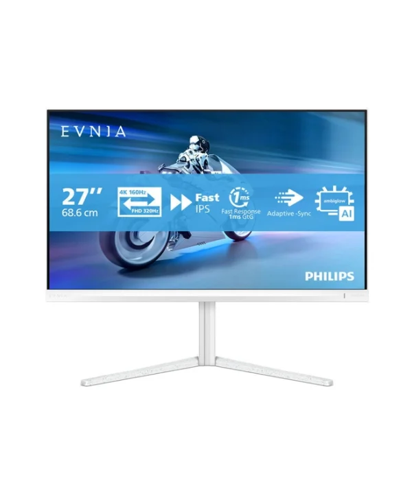 Philips Evnia Fast IPS Monitor 27" 4K 3840x2160 160Hz με Χρόνο Απόκρισης 1ms GTG
