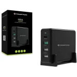 Conceptronic Βάση Φόρτισης με 3 Θύρες USB-A και Θύρα USB-C 65W Power Delivery / Quick Charge 3.0 σε Μαύρο χρώμα (OZUL01B) OZUL01B - Image 2