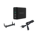 Conceptronic Βάση Φόρτισης με 3 Θύρες USB-A και Θύρα USB-C 65W Power Delivery / Quick Charge 3.0 σε Μαύρο χρώμα (OZUL01B) OZUL01B - Image 3