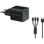 Conceptronic Φορτιστής με Θύρα USB-A και Θύρα USB-C 33W Power Delivery / Quick Charge 2.0 Μαύρος (ALTHEA16B) ALTHEA16B
