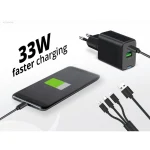 Conceptronic Φορτιστής με Θύρα USB-A και Θύρα USB-C 33W Power Delivery / Quick Charge 2.0 Μαύρος (ALTHEA16B) ALTHEA16B - Image 5
