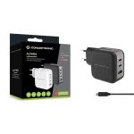 Conceptronic Φορτιστής GaN με Θύρα USB-A και 3 Θύρες USB-C και Καλώδιο USB-C - USB-C 100W Power Delivery / Quick Charge 3.0 Μαύρος (ALTHEA18B) ALTHEA18B - Image 2