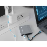 Conceptronic USB-C Docking Station με HDMI 4K PD και σύνδεση 2 Οθονών Γκρι (DONN13G) DONN13G - Image 5