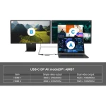 Conceptronic USB-C Docking Station με HDMI 4K PD και σύνδεση 2 Οθονών Γκρι (DONN13G) DONN13G - Image 7