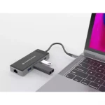 Conceptronic USB-C Docking Station με HDMI 4K PD Ethernet και συνδεση 2 Οθονών Μαύρο (DONN14G) DONN14G - Image 5