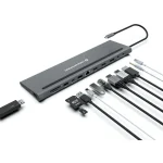 Conceptronic USB-C / USB-A Docking Station με 4K PD Ethernet Γκρι (DONN17G) DONN17G - Image 5