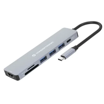 Conceptronic USB-C Docking Station με HDMI 4K PD Γκρι (DONN19G) DONN19G