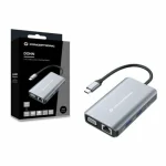 Conceptronic USB-C Docking Station με HDMI 4K PD Ethernet και σύνδεση 2 Οθονών Γκρι (DONN21G) DONN21G - Image 3
