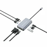 Conceptronic USB-C Docking Station με HDMI 4K PD Ethernet και σύνδεση 2 Οθονών Γκρι (DONN21G) DONN21G - Image 5