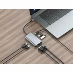 Conceptronic USB-C Docking Station με HDMI 4K PD Ethernet και σύνδεση 2 Οθονών Γκρι (DONN21G) DONN21G - Image 7