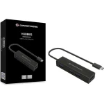 Conceptronic USB 3.0 Hub 4 Θυρών με σύνδεση USB-C (HUBBIES07B) HUBBIES07B - Image 2
