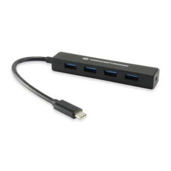 Conceptronic USB 3.0 Hub 4 Θυρών με σύνδεση USB-C (CTC4USB3) CTC4USB3