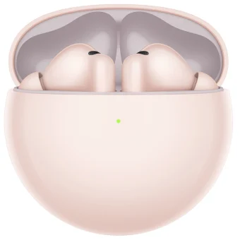Huawei FreeBuds 7i Bluetooth Handsfree Ακουστικά με Αντοχή στον Ιδρώτα και Θήκη Φόρτισης Ροζ