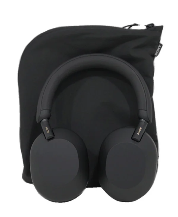 Sony WH-1000XM5 με Μαλακή Θήκη Ασύρματα / Ενσύρματα Over Ear Ακουστικά με 30 ώρες Λειτουργίας Μαύρα