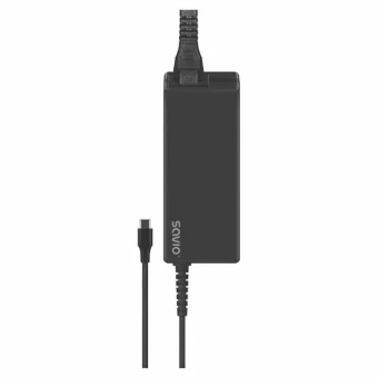 Savio USB-C Universal Φορτιστής Laptop 65W 20V 3A με Αποσπώμενο Καλώδιο Τροφοδοσίας
