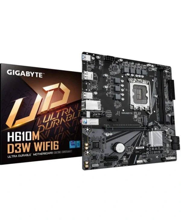 Gigabyte H610M D3W WIFI6 rev. 1.0 Motherboard Micro ATX με Intel 1700 Socket