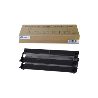 Thermal Transfer Ribbon G&g 2er Set Td-810-bk 215mmx22m