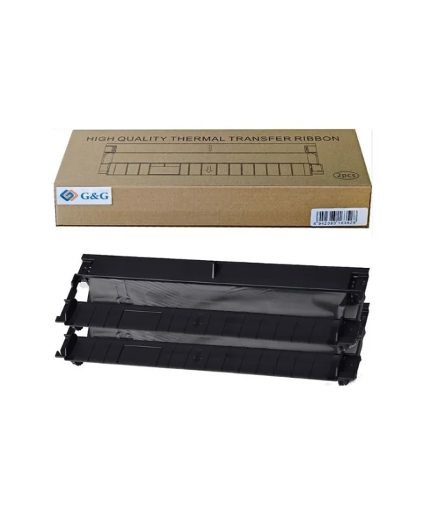 Thermal Transfer Ribbon G&g 2er Set Td-810-bk 215mmx22m