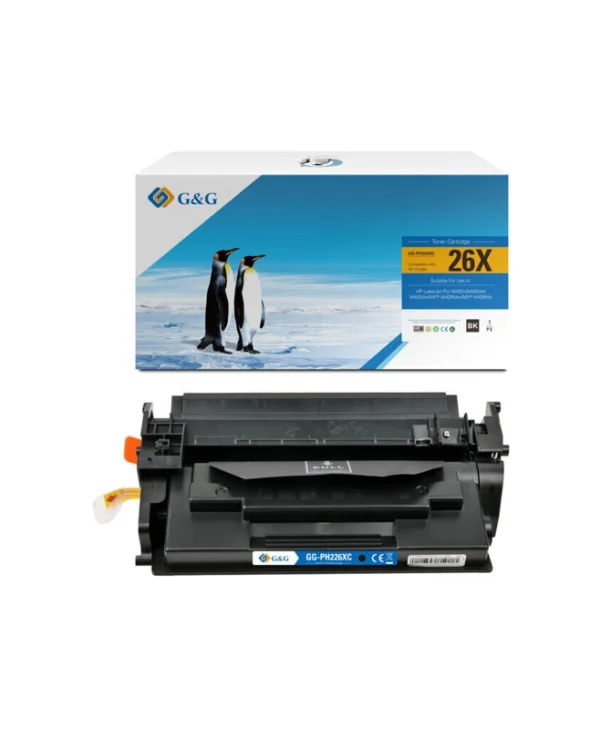 G&G Συμβατό Toner για Laser Εκτυπωτή HP 26X, CF226X Μαύρο High Yield / με Chip