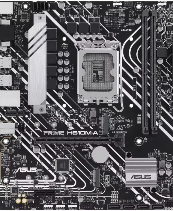 Asus PRIME H610M-A Motherboard ATX με AMD AM5 Socket 90MB1MJ0-M0EAY0 90MB1MJ0-M0EAY0
