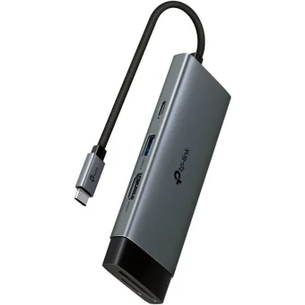 TP-LINK UH7021C USB-C Docking Station με HDMI 4K PD Μαύρο UH7021C