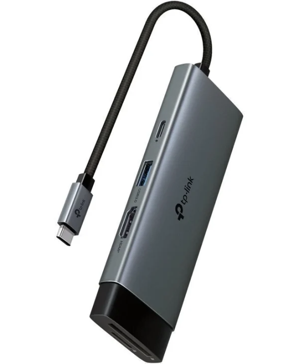 TP-LINK UH7021C USB-C Docking Station με HDMI 4K PD Μαύρο UH7021C