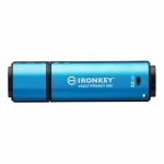 Kingston IronKey Vault Privacy 50 32GB USB 3.2 Stick με σύνδεση USB-C Μπλε - Image 2