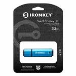 Kingston IronKey Vault Privacy 50 32GB USB 3.2 Stick με σύνδεση USB-C Μπλε - Image 3