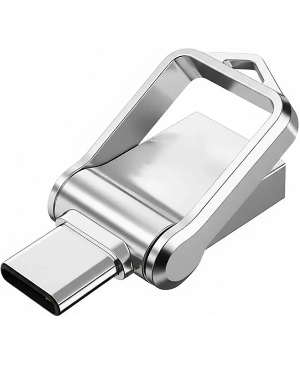 PNY Duo Link V3 2.0TB USB 2.0 Stick Ασημί