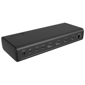 Icy Box USB-C Docking Station με HDMI/DisplayPort 4K PD Ethernet Μαύρο (IB-DK7401-CU31) IB-DK7401-CU31