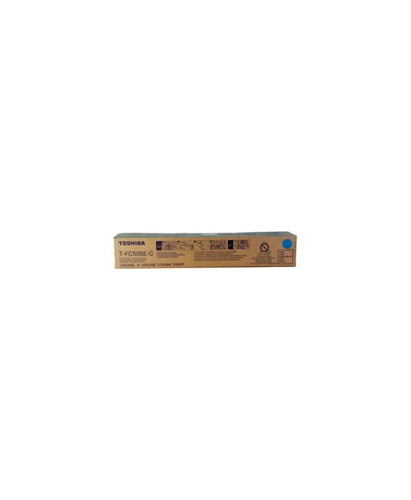Toshiba T-FC505E-C Γνήσιο Toner Laser Εκτυπωτή Κυανό 33600 Σελίδων (6AJ00000135) 6AJ00000135