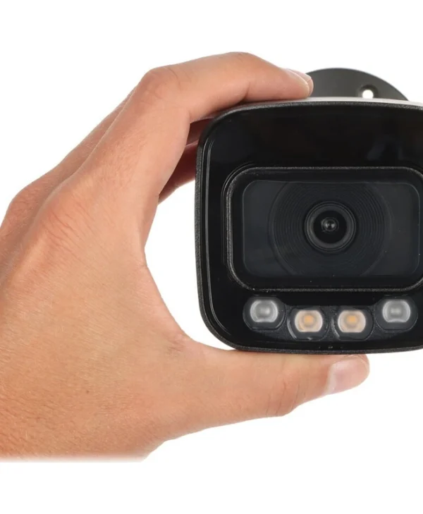 Dahua IPC-HFW2449T-AS-IL-0360B-BLACK IP Κάμερα Παρακολούθησης Full HD+ 4MP Αδιάβροχη με Μικρόφωνο και Φακό 3.6mm IPC-HFW2449T-AS-IL-0360B-BLACK