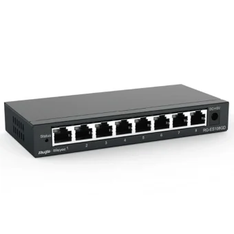 Ruijie RG-ES108GD Unmanaged L2 Switch με 8 Θύρες Gigabit (1Gbps) Ethernet
