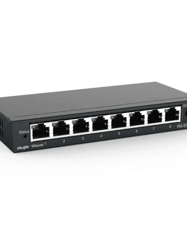 Ruijie RG-ES108GD Unmanaged L2 Switch με 8 Θύρες Gigabit (1Gbps) Ethernet