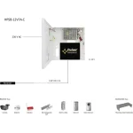 Pulsar Τροφοδοτικό Συστημάτων CCTV Λευκό HPSB-12V7A-C HPSB-12V7A-C - Image 4