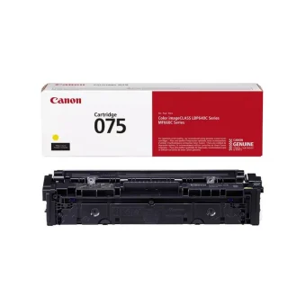 Canon 075 Γνήσιο Toner Laser Εκτυπωτή Κίτρινο 1300 Σελίδων 6362C002 6362C002