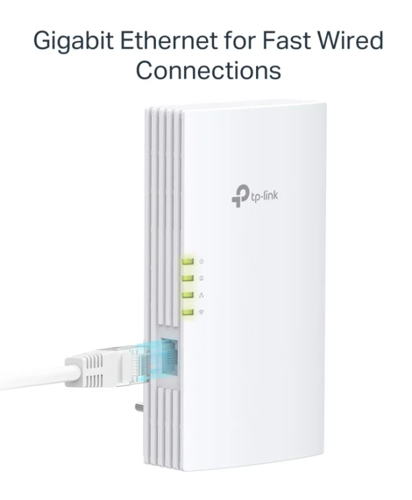 TP-LINK TL-WPA7817 KIT v1 Powerline Διπλό για Ασύρματη Σύνδεση Wi‑Fi 6 και 2 Θύρες Gigabit Ethernet TL-WPA7817 KIT
