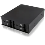 Icy Box Πλαίσιο Για Σκληρούς Δίσκους Backplane IcyBox 4x2,5" SATA/SAS HDD/SSD to 5,25" bay Μαύρο IB-2240SSK IB-2240SSK