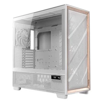 Antec Flux Pro Gaming Full Tower Κουτί Υπολογιστή με Πλαϊνό Παράθυρο Λευκό