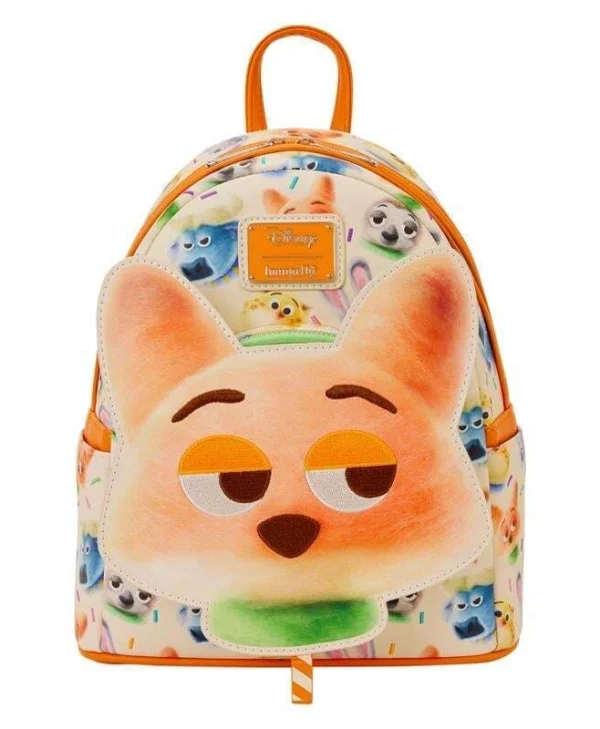 Loungefly 2 Mini Παιδική Τσάντα Πλάτης Πολύχρωμη 27x23x11εκ. Disney Zootopia 2 Mini