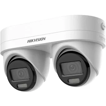 Hikvision DS-2CD2346G3D-IZ2UY/SL(2.8/4mm) IP Dual Κάμερα Παρακολούθησης Αδιάβροχη με Αμφίδρομη Επικοινωνία και Φακό 2.8mm